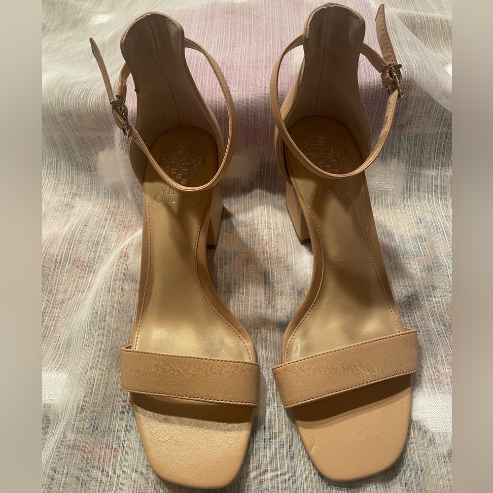 Vince Camuto Margry Biscuit Block Heel Sandal